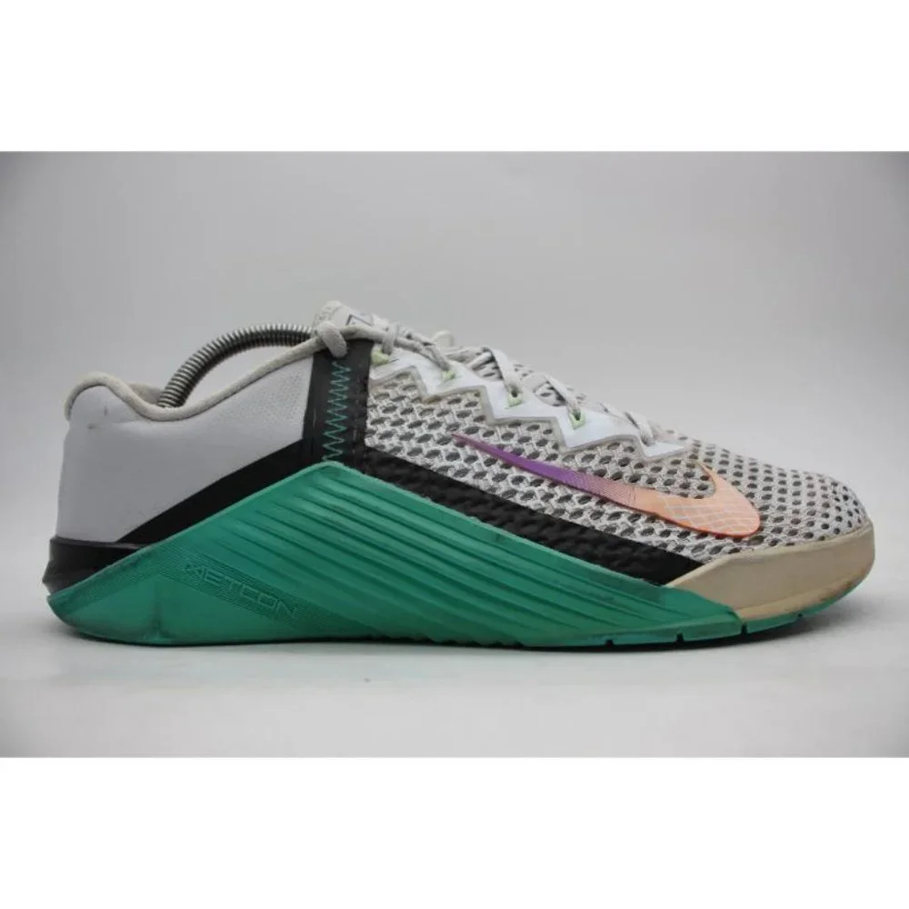 Nike Metcon 6 'Football Grey Jade' Men’s size 9.5 CK9388-020 Trainer Sneakers